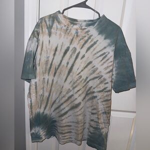 Women’s Oversized PINK VS Tie-Dye T-Shirt